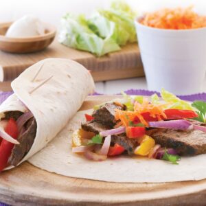 Beef fajitas