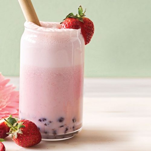 Berry boba ‘tea’