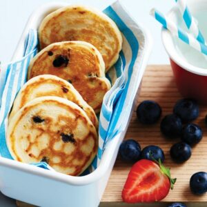 Blueberry pikelets