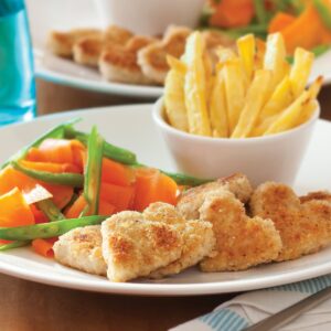 Chicken heart nuggets