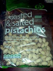 Dry Roasted Pistachio Nuts (with Salt Added)