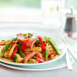 Ginger pork stir-fry