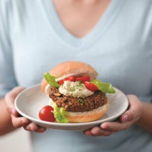 Lentil burger patties