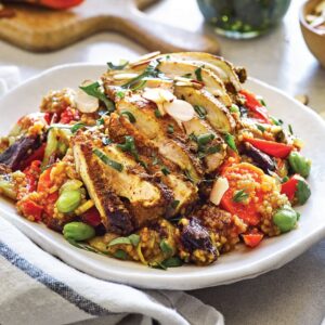 Mediterranean chicken with wholemeal couscous