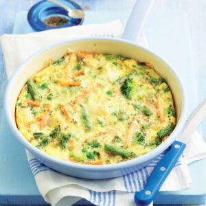 Mixed vegetable frittata