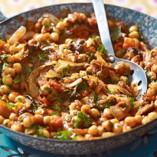 Mushroom and chickpea ragout