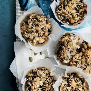 Mushroom and parmesan quinoa muffins