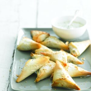 Ricotta and silver beet triangles