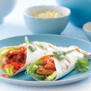 Smoky chicken burritos