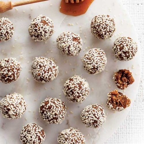 Tahini bliss balls