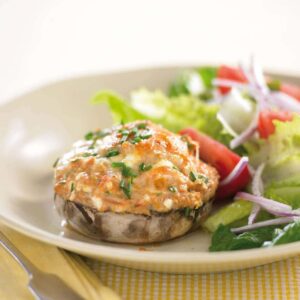 Tasty stuffed mushrooms