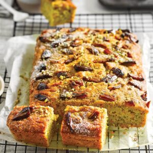 Turmeric and lemon parsnip cake