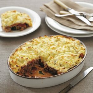 Tuna and vegetable lasagne