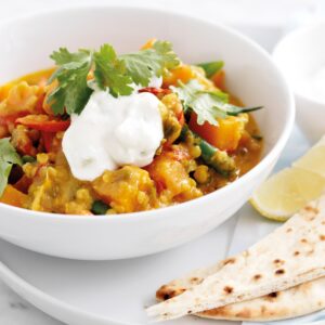 Vegetarian korma curry