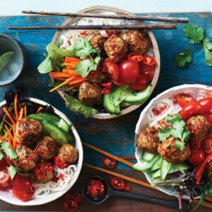 Vietnamese meatball bún cha