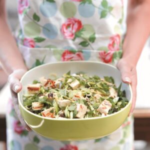 Zesty couscous and tofu salad