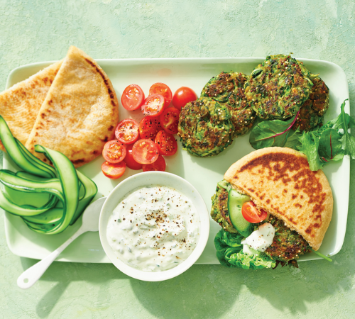 Zucchini & quinoa patties