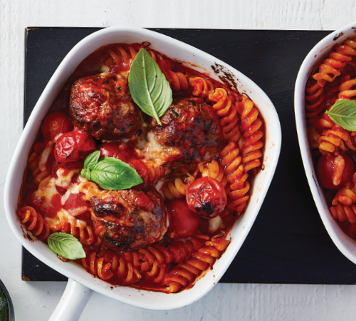 Beef meatballs with basil