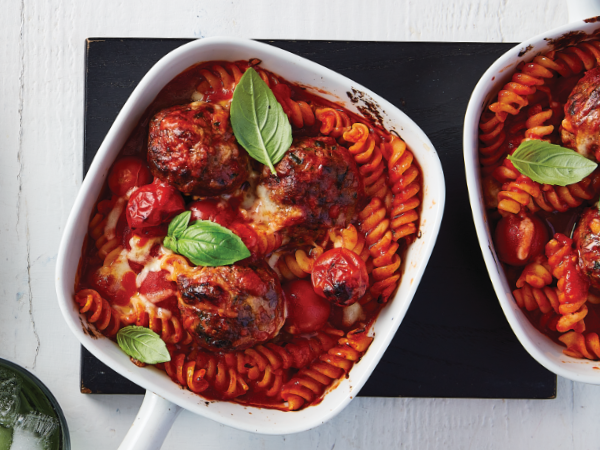 Beef meatballs with basil